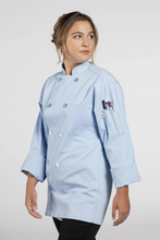 Sky Blue Orleans Chef Coat