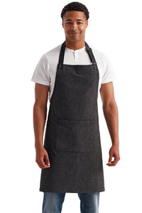 Black Annex' Oxford Bib Apron (1 Pocket w/ Pen Slot)