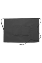 Charcoal Deluxe Half Bistro Apron (2 Pockets)