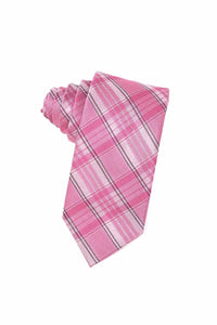 Cardi Pink Madison Plaid Necktie