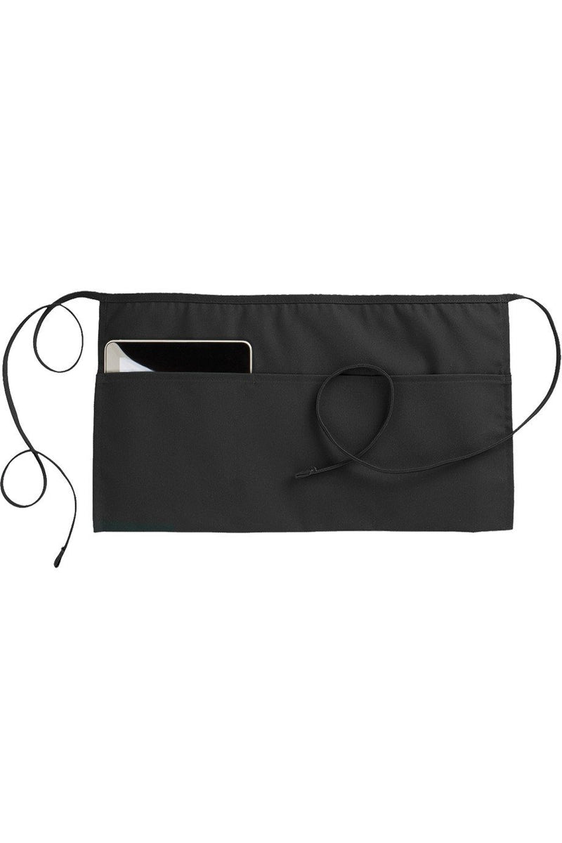 Black Waist Apron (3 Pockets) ApronWarehouse