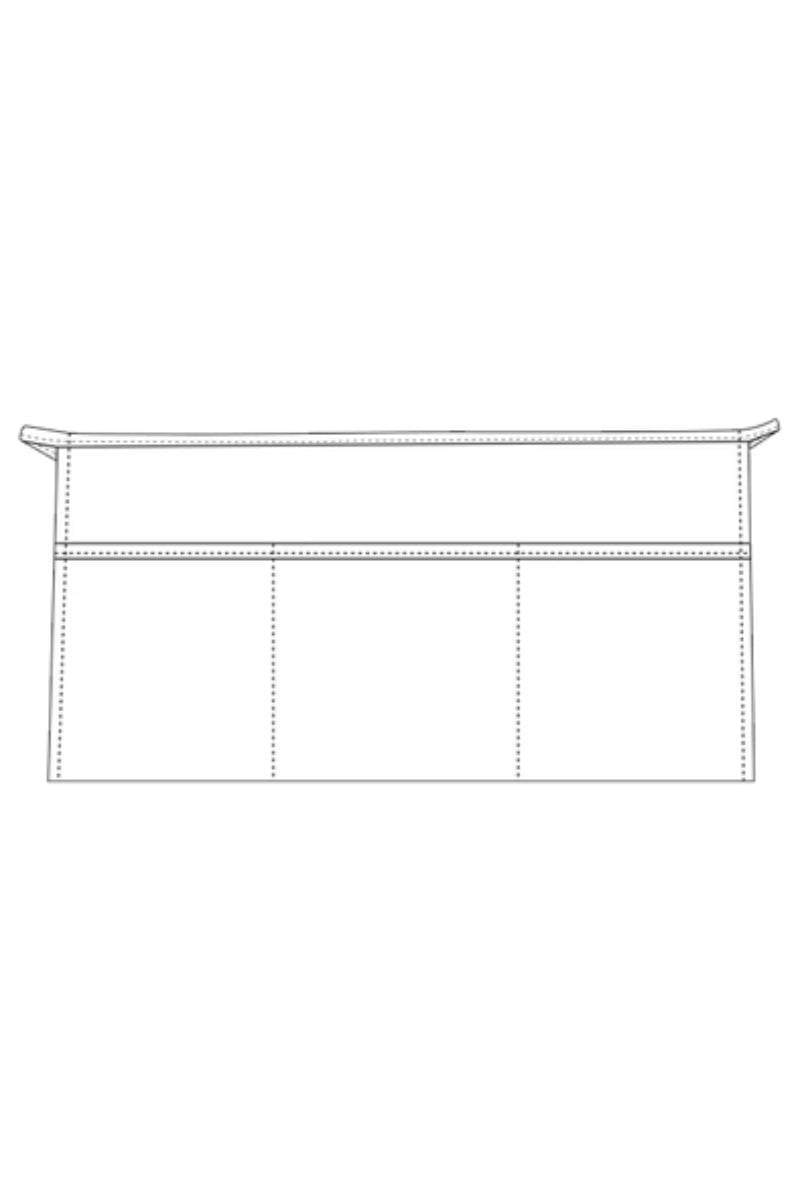 Black Deluxe Waist Apron (3 Pockets) – ApronWarehouse