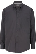 Men's Lightweight Long Sleeve Poplin Shirt - Steel Grey