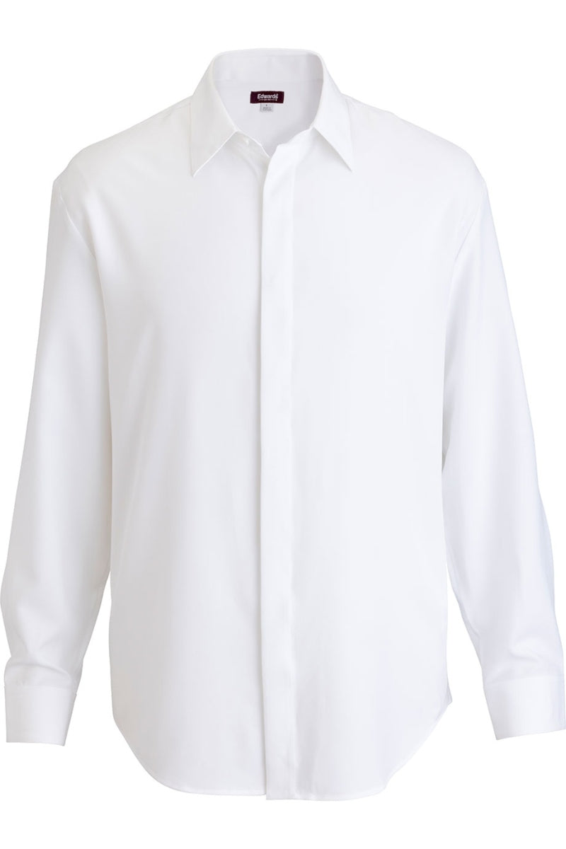 Men's White FlexBatiste Cafe Shirt