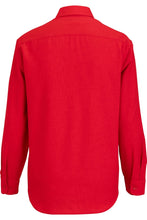 Men's Red FlexBatiste Cafe Shirt