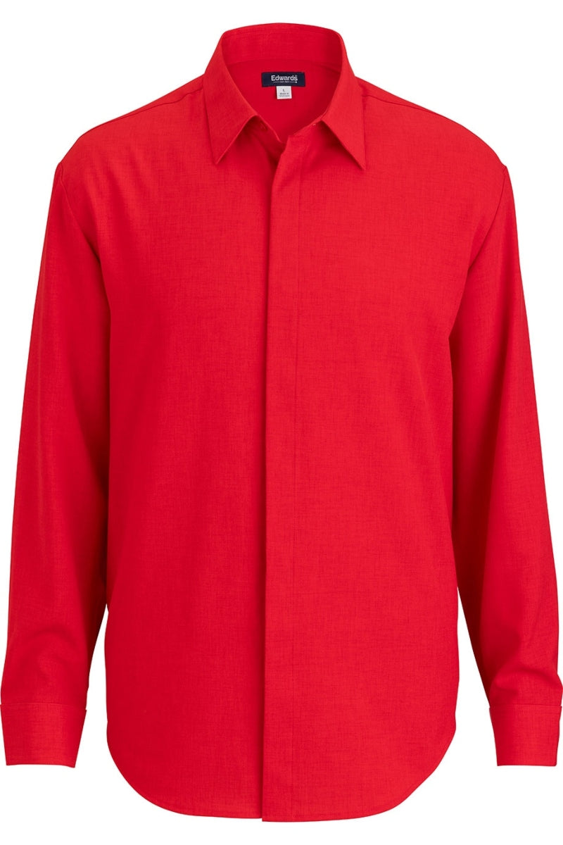 Men's Red FlexBatiste Cafe Shirt