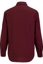 Men's Burgundy FlexBatiste Cafe Shirt