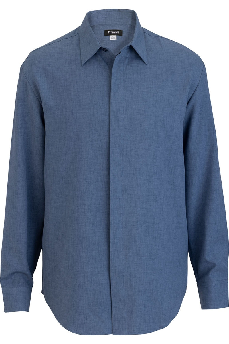 Men's Riviera Blue FlexBatiste Cafe Shirt