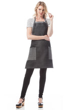 DayStar Black & Grey American Denim Basics Two Pocket Bib Apron