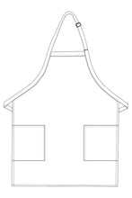 Khaki Deluxe Bib Adjustable Apron (2 Pockets)