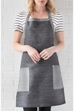DayStar Black & Grey American Denim Basics Two Pocket Bib Apron