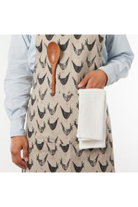 Chicken Scratch Cotton Chef's Apron