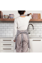 Narrow Black Stripe Cotton Chef's Apron