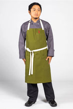 UT Black Collection Moss Green Vibe Bib Apron