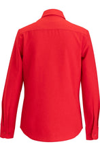 Women's Red FlexBatiste Cafe Shirt