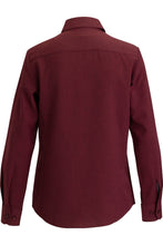 Women's Burgundy FlexBatiste Cafe Shirt
