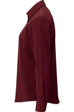 Women's Burgundy FlexBatiste Cafe Shirt