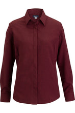 Women's Burgundy FlexBatiste Cafe Shirt