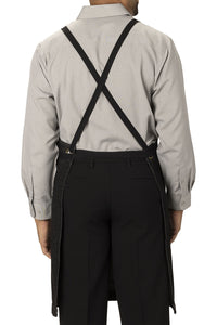 Black Denim Bib Apron (3 Pockets)