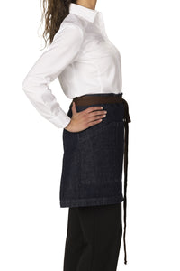 Indigo Denim Waist Apron (3 Pockets)