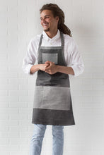 DayStar Black American Denim Series Three Pocket Bib Apron