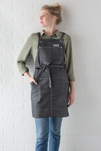 DayStar Black & White American Denim Series Criss Cross Apron