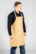 UT Black Collection Light Beige Vibe Bib Apron