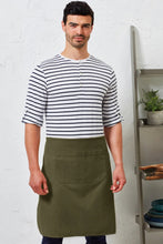 Artisan's Choice Olive Canvas Apron (Full Bib/Half Bistro)