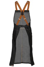 Berkeley Black Denim Chef's Bib Snap Apron