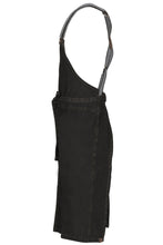 Berkeley Black Denim Chef's Bib Snap Apron