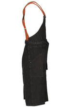 Berkeley Black Denim Chef's Bib Snap Apron