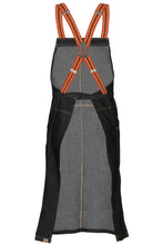 Berkeley Black Denim Chef's Bib Snap Apron