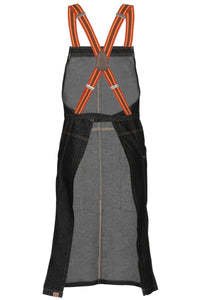 Berkeley Black Denim Chef's Bib Snap Apron