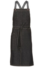 Berkeley Black Denim Chef's Bib Snap Apron