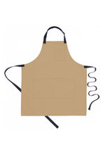 DayStar Khaki Premium Twill Bib Adjustable Apron (2 Pockets w/ 2 Pencil Pockets)