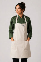 UT Black Collection Sand Beige Vibe Bib Apron