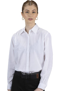 Ladies' Royal Blue Café Broadcloth Shirt