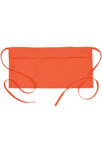 Orange Waist Apron (3 Pockets)