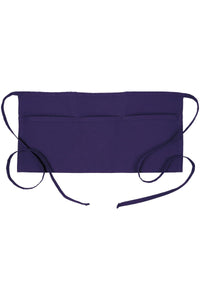 Purple Waist Apron (3 Pockets)