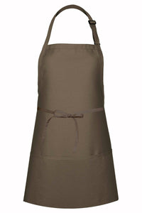 Olive Bib Adjustable Apron (3 Pockets)