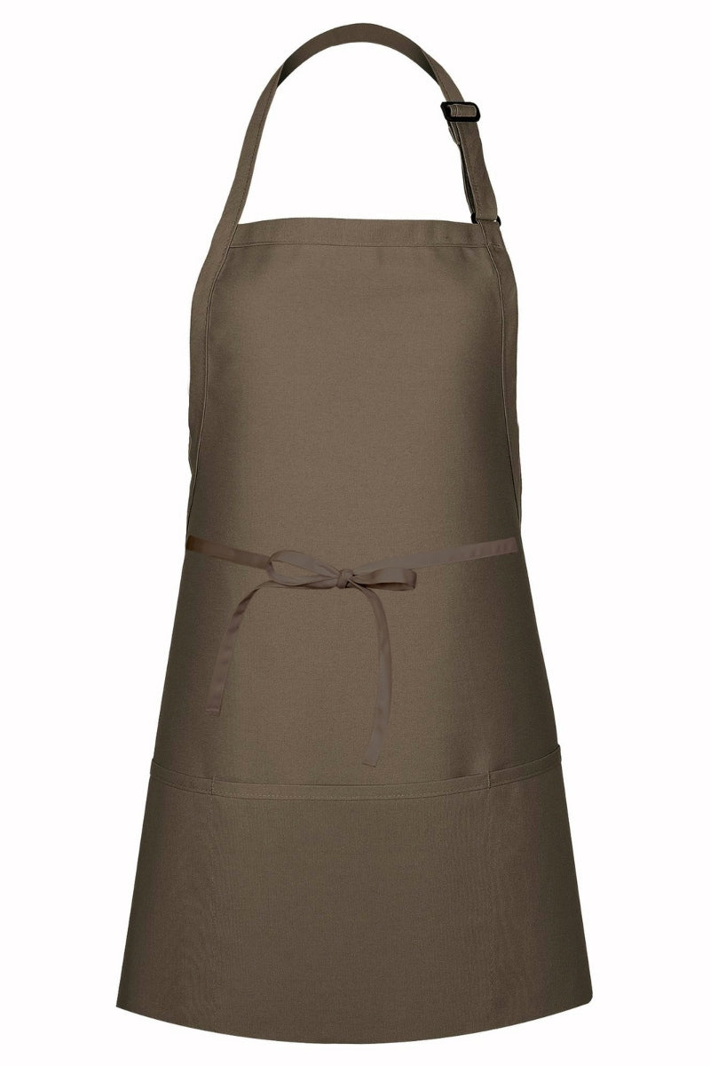 Olive Bib Adjustable Apron (3 Pockets)
