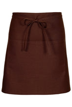 Fame Brown Half Bistro Apron (2 Pockets)