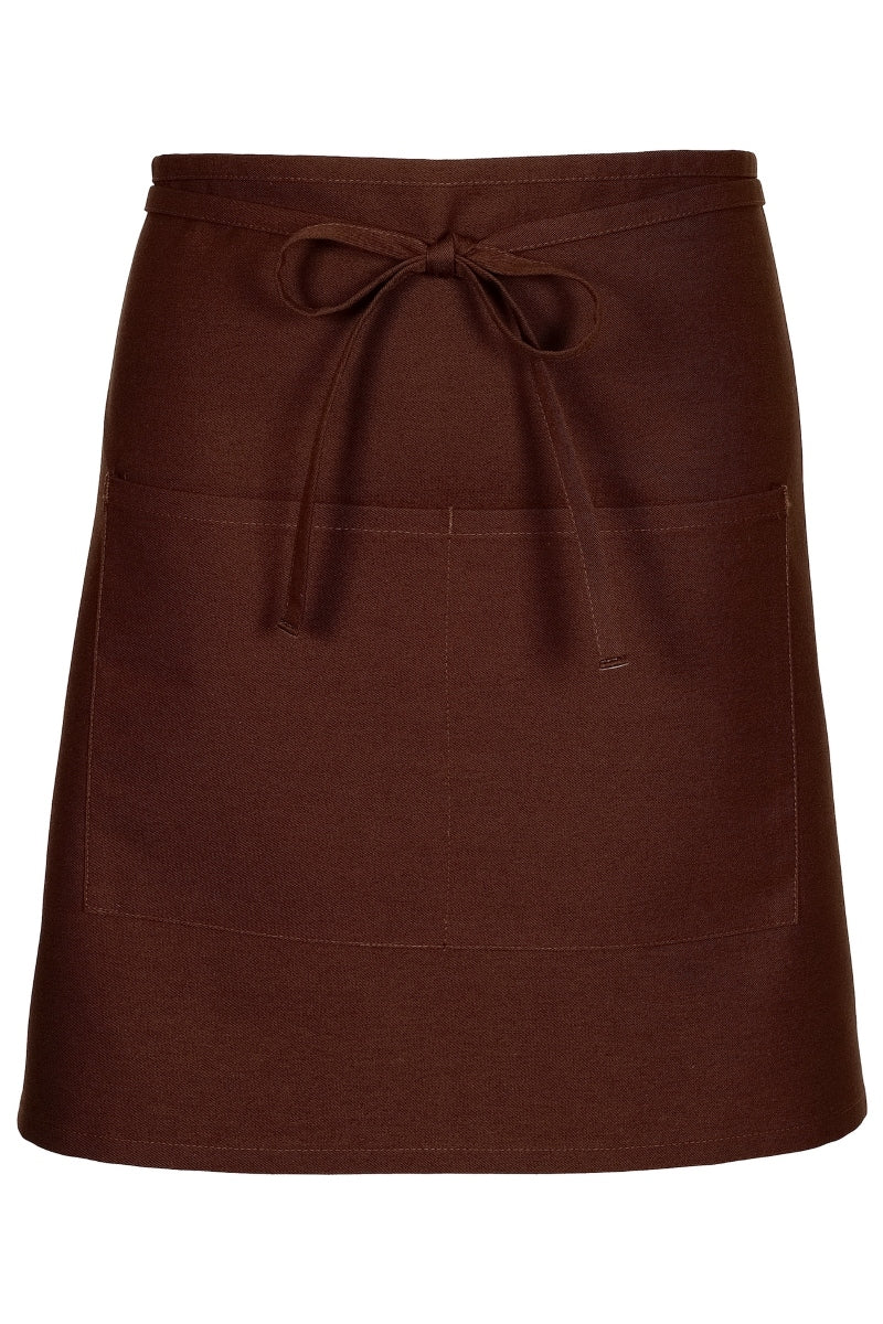 Brown Half Bistro Apron (2 Pockets)