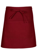 Fame Burgundy Half Bistro Apron (2 Pockets)