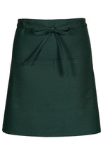 Fame Hunter Green Half Bistro Apron (2 Pockets)