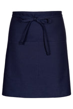 Fame Navy Half Bistro Apron (2 Pockets)