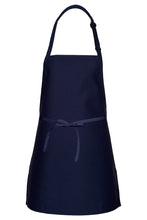 Navy Cover Up Bib Adjustable Apron (No Pockets)