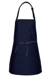 Navy Cover Up Bib Adjustable Apron (No Pockets)