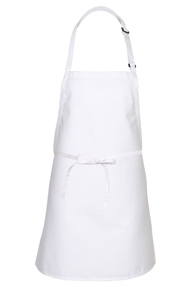 White Cover Up Bib Adjustable Apron (No Pockets