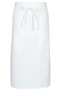 White Bistro Apron (2 Pockets)